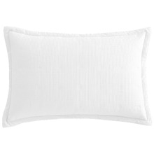 Ascot Waffle Cotton-Blend Standard Pillow Shams (Set of 2)